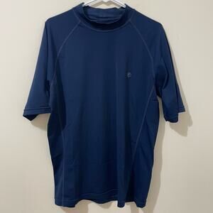 Coolibar Men's Tulum Short Sleeve Surf Rash Guard UPF 50+ Size S